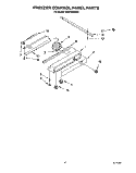 FREEZER CONTROL PANEL Diagram and Parts List for KSSS42DBX00  KitchenAid Refrigerator