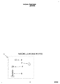 MISCELLANEOUS Diagram and Parts List for 7TAWS700BN0  Whirlpool Washer