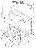 FRAME AND TANK Diagram and Parts List for KUDA230YAL2  KitchenAid Dishwasher