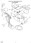 CONTROL MODULE Diagram and Parts List for 3XACM12DD1  Whirlpool Air Conditioner