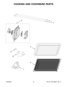 06 - Cooking And Cookware Parts Diagram and Parts List for YJMHF730RBL00  Whirlpool Microwave