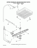 Part Location Diagram of W10165274 Whirlpool Dishwasher Screw