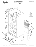 Part Location Diagram of W10476805N Whirlpool TECH SHEET