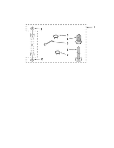Miscellaneous Parts Diagram and Parts List for 11098752798  Kenmore Washer Dryer Combo