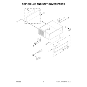 Part Location Diagram of W11756500 Whirlpool Bracket, Install (Right)