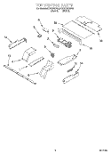 TOP VENTING, OPTIONAL Diagram and Parts List for KEBI276DBL8  KitchenAid Wall Oven