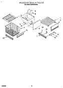 FREEZER SHELF Diagram and Parts List for KSSS36MDX02  KitchenAid Refrigerator