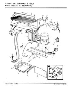 04 - Unit Compartment And System Diagram and Parts List for RB15KA-0AL  Whirlpool Refrigerator