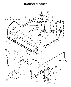 Manifold parts Diagram and Parts List for WFG525S0JT1  Whirlpool Range