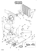 UNIT Diagram and Parts List for CSW45PA1B0  Whirlpool Ice Maker