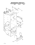 REFRIGERATOR LINER Diagram and Parts List for ED25DQXAW01  Whirlpool Refrigerator