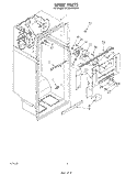 LINER Diagram and Parts List for ET20DKXSW01  Whirlpool Refrigerator