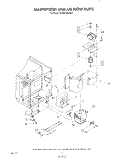 MAGNETRON AND AIR FLOW Diagram and Parts List for KCMS135SAL0  KitchenAid Microwave