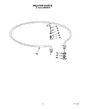 HEATER Diagram and Parts List for KUDB220T6  KitchenAid Dishwasher