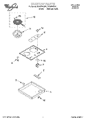 Part Location Diagram of LIT4455835 Whirlpool Installation Instructions