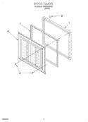 SECTION Diagram and Parts List for TCF0710JW01  Whirlpool Freezer