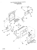 DISPENSER FRONT Diagram and Parts List for KSSS48QJX00  KitchenAid Refrigerator