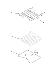 Internal Oven Parts Diagram and Parts List for WOS11EM4EB00  Whirlpool Wall Oven