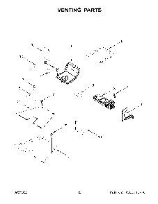 Venting Parts Diagram and Parts List for KFGC558JSS05  KitchenAid Range