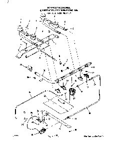 Burner Diagram and Parts List for 1233*2A  Roper Range