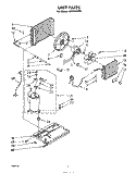 UNIT PARTS Diagram and Parts List for ACP552XR0  Whirlpool Air Conditioner