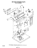 SECTION Diagram and Parts List for LE6400XSW0  Whirlpool Dryer