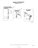 WATER SYSTEM Diagram and Parts List for LA5578XTG0  Whirlpool Washer