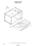 CABINET Diagram and Parts List for RM778PXT5  Whirlpool Microwave Oven Combo