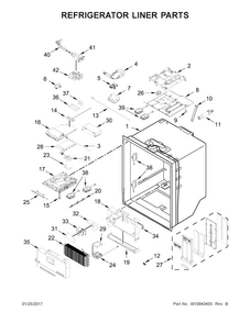 Part Location Diagram of W10860238 Whirlpool AIR-TOWER