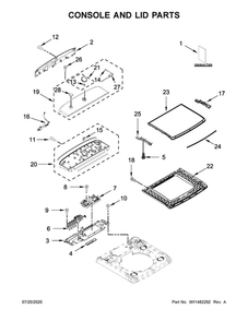 Part Location Diagram of W10841841 Whirlpool SPEAKER