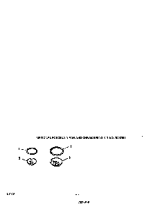 Lit/optional Porcelain Pan And Chrome Ring Diagram and Parts List for 2426*2A  Roper Range