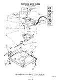 MACHINE BASE Diagram and Parts List for LA7900XSW1  Whirlpool Washer