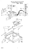 MACHINE BASE Diagram and Parts List for LSR8233EQ1  Whirlpool Washer