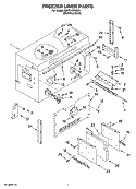 Part Location Diagram of 2317943 Whirlpool DEFLECTOR