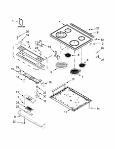 Part Location Diagram of W10733001 Whirlpool Installation instructions