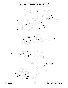 Color Variation Parts Diagram and Parts List for 5KSM156HMBBM4  KitchenAid Mixer