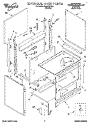 EXTERNAL, LIT/OPTIONAL Diagram and Parts List for RF3010XVW4  Whirlpool Range