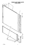 DOOR AND PANEL Diagram and Parts List for KPDI620T0  KitchenAid Dishwasher