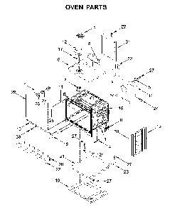 Oven parts Diagram and Parts List for WOS51EC0HW02  Whirlpool Wall Oven