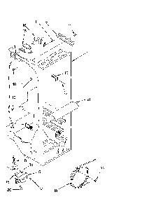 Refrigerator liner parts Diagram and Parts List for ED5SHAXMT10  Whirlpool Refrigerator