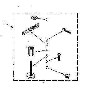 Miscellaneous Diagram and Parts List for LA5580XSN0  Whirlpool Washer