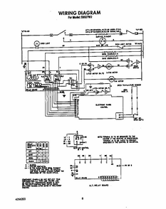 Wiring Diagram Diagram and Parts List for S9507*2  Roper Range