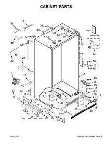 Part Location Diagram of W10762997 Whirlpool Wiring diagram