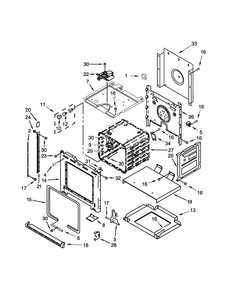 Oven Parts Diagram and Parts List for WOS51ES4ES00  Whirlpool Wall Oven