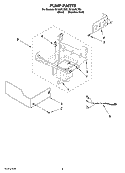 PUMP PARTS Diagram and Parts List for GI15NFLTBO  Whirlpool Ice Maker