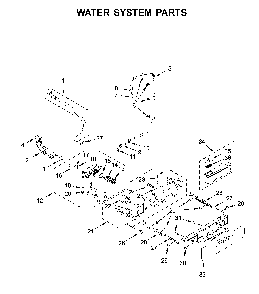 Water system parts Diagram and Parts List for WFW6620HC1  Whirlpool Washer