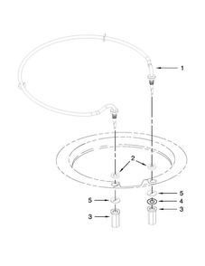 Heater Parts Diagram and Parts List for KUDE20IXSSA  KitchenAid Dishwasher