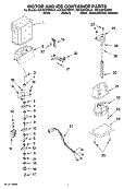Part Location Diagram of 2315952 Whirlpool Ice Container Assembly