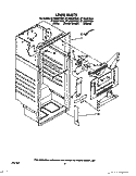 LINER Diagram and Parts List for ET18NKXYG01  Whirlpool Refrigerator