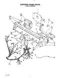 CONTROL PANEL, LIT/OPTIONAL Diagram and Parts List for KUDI22XX0  KitchenAid Dishwasher